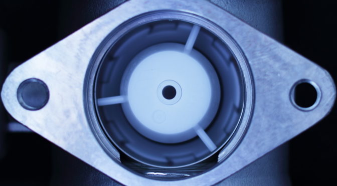 増圧給水ポンプの逆止弁の修理